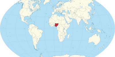 Աշխարհի քարտեզը, ցույց է տալիս, որ Նիգերիայում